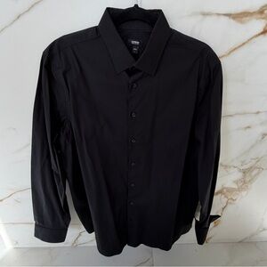 Express extra slim Black Dress Shirt